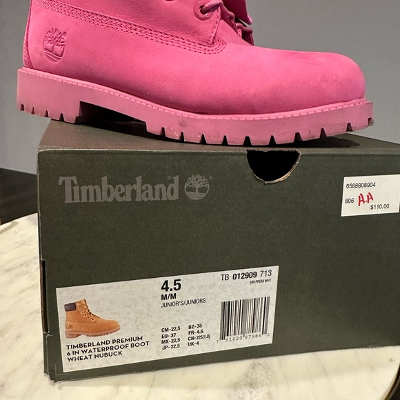 Pink Timberlands - Picture 2 of 3